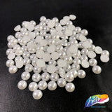 5mm White Flatback Glue On Pearls