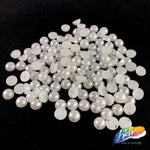 5mm White Flatback Sew On Pearls