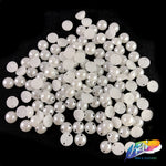 5mm White Flatback Sew On Pearls