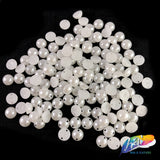5mm White Flatback Sew On Pearls
