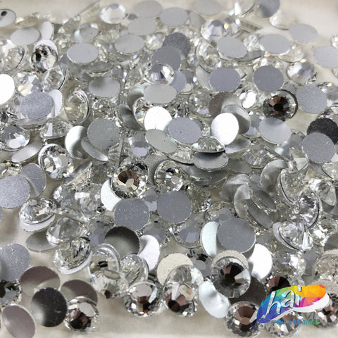 DMC Clear Silver Foiled Non Hot Fix Rhinestones