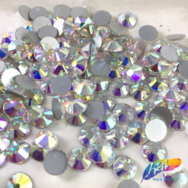 16ss Crystal AB Sew-on Rhinestone w/ Metal Setting (144 pieces) – Hai Trim  & Feathers