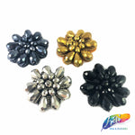 Beaded Flower Applique, BA-004