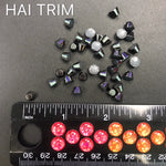 5mm Flat Top Cone Iron On Studs, K-003