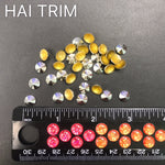 8mm Cone Spike Iron On Studs, K-025