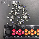 5mm Flat Top Cone Iron On Studs, K-003