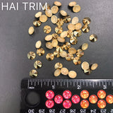 8mm Cone Spike Iron On Studs, K-025