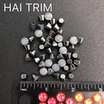 8mm Flat Top Cone Iron On Studs, K-005