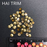 8mm Hexagon Iron On Studs, K-089