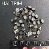 8mm Cone Spike Iron On Studs, K-025