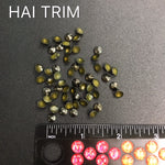 5mm Rounded Spike Iron On Studs, K-090
