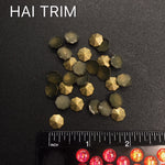 10mm Hexagon Iron On Studs, K-088