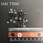 6mm Flat Top Pyramid Iron On Studs, K-015