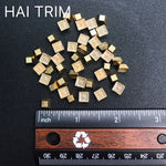 6mm Flat Top Pyramid Iron On Studs, K-015