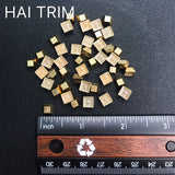 6mm Flat Top Pyramid Iron On Studs, K-015