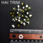 8mm Hexagon Iron On Studs, K-089