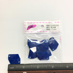 Neon (Matte) Royal Blue Resin Stones
