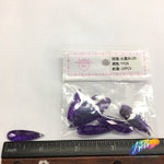 Purple Glitter Resin Stones, YF26