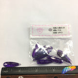 Purple Glitter Resin Stones, YF26