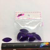Purple Glitter Resin Stones, YF26