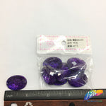 Purple Glitter Resin Stones, YF26