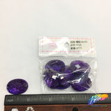 Purple Glitter Resin Stones, YF26