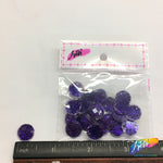 Purple Glitter Resin Stones, YF26