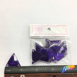 Purple Glitter Resin Stones, YF26