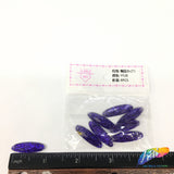 Purple Glitter Resin Stones, YF26