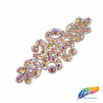 Rhinestone Motif Iron On Applique, IRA-052
