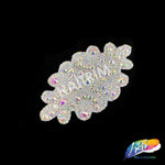 Rhinestone Motif Iron On Applique, IRA-051