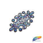 Rhinestone Motif Iron On Applique, IRA-051