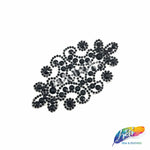 Rhinestone Motif Iron On Applique, IRA-051