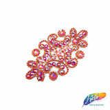 Rhinestone Motif Iron On Applique, IRA-051