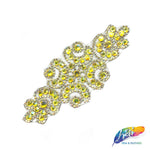 Rhinestone Motif Iron On Applique, IRA-052
