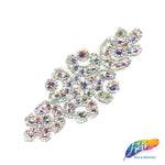 Rhinestone Motif Iron On Applique, IRA-052