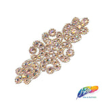 Rhinestone Motif Iron On Applique, IRA-052