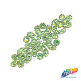 Rhinestone Motif Iron On Applique, IRA-052