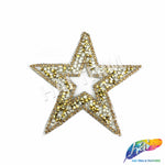 Star Rhinestone Iron On Applique, IRA-060