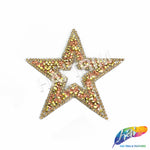 Star Rhinestone Iron On Applique, IRA-060