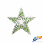 Star Rhinestone Iron On Applique, IRA-060