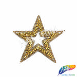 Star Rhinestone Iron On Applique, IRA-060