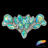 Multicolor Gel-Back Rhinestone Iron On Applique, IRA-081