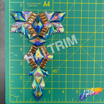 Multicolor Gel-Back Rhinestone Appliques, IRA-083