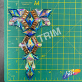 Multicolor Gel-Back Rhinestone Appliques, IRA-083