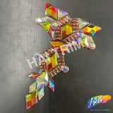 Multicolor Gel-Back Rhinestone Appliques, IRA-083