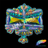 Multicolor Gel-Back Rhinestone Appliques, IRA-091