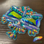 Multicolor Gel-Back Rhinestone Appliques, IRA-091
