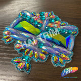 Multicolor Gel-Back Rhinestone Appliques, IRA-091