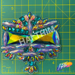 Multicolor Gel-Back Rhinestone Appliques, IRA-091